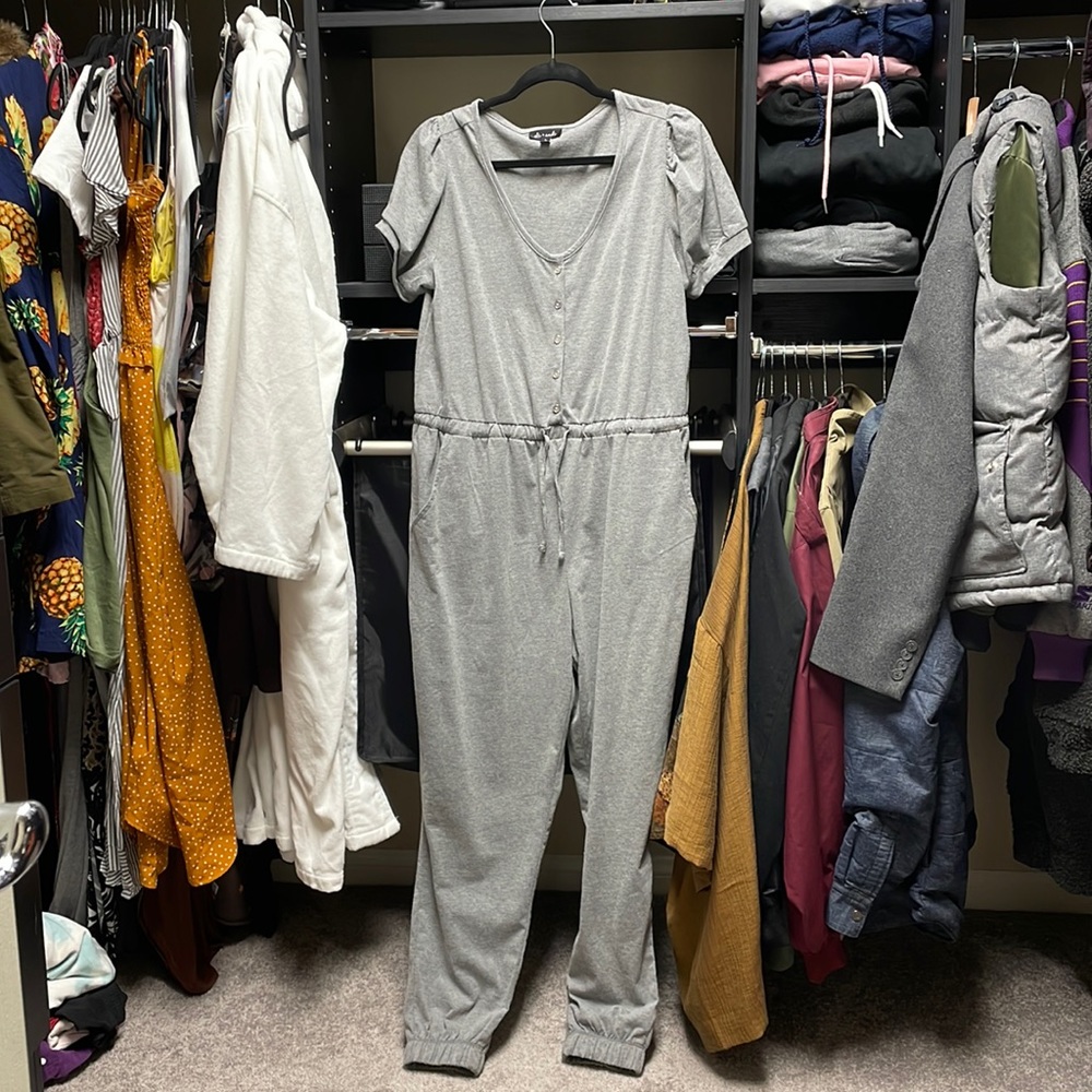 Gray jumpsuit